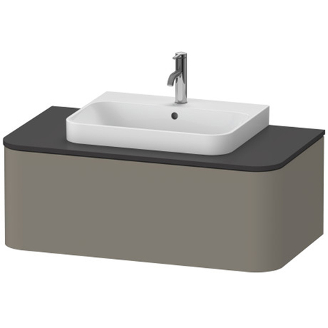 Duravit Happy D.2 Plus Тумба подвесная  354x1000x480мм 1 ящик, цвет: stone grey satin matt HP493109292