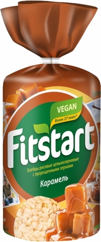 Хлебцы FITSTART Рисовые Карамель 100 г Мистраль РОССИЯ