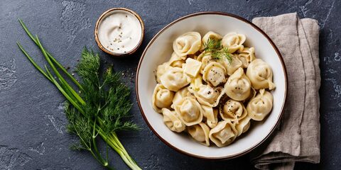 Пельмени из курицы, упаковка 500 гр