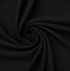 Ткань плательная вискоза-нейлон, 130 г/м2, ш. 150 см, черный