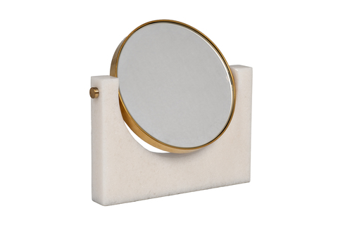 Зеркало 20см Garda Decor вращающееся настольное на подставке