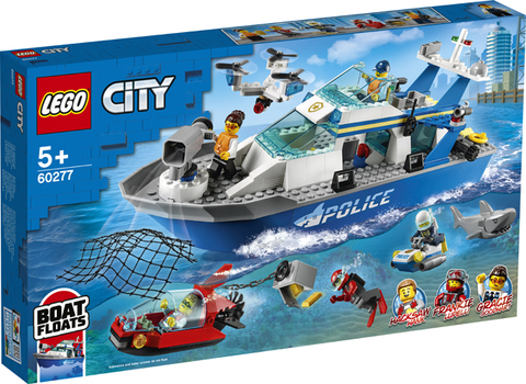 Lego konstruktor City Police Patrol Boat