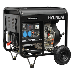 Дизельный генератор Hyundai DHY 8000LE - [6 кВт / 220V] эл. старт