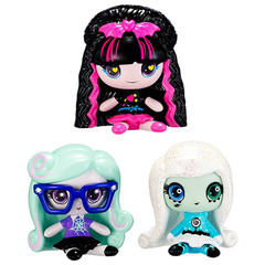 Минис 2 серия Набор из 3-х фигурок: Твайла Гик, Дракулаура под Напряжением и Фрэнки Конфетка