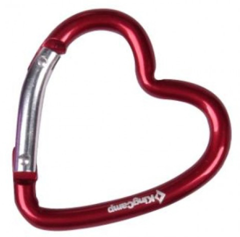 Картинка брелок Kingcamp Heart Carabiner  - 1