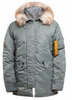 Куртка Аляска  N-3B  Husky Nord Storm Apolloget 2019 (оливковый - olive/orange)