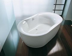 Ванна акриловая овальная Kalpa San GLORIANA 190*110, BASIS в комплекте с каркасом,