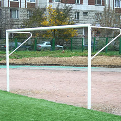 Футбольные ворота стационарные юниорские 2х5 м (пара), d=89мм.