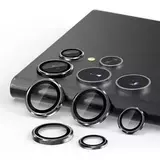 Защитное стекло для камеры Lens Shield для Samsung Galaxy S23 Ultra (комплект из 5 шт.) (Черная рамка)
