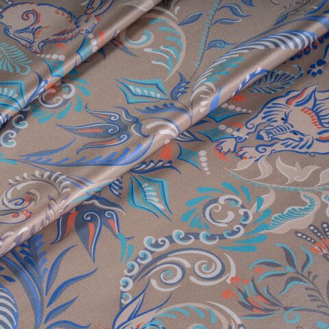 Наволочка 50x70 Mollen Утро песочно-бежевая шелковая