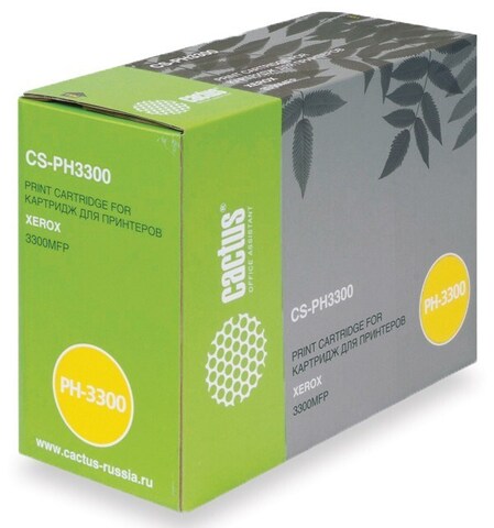 Картридж лазерный Cactus CS-PH3300 106R01412 черный (8000стр.) для Xerox Phaser 3300/3300mfp