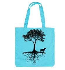 Тканевая сумка "Стафф у дерева"