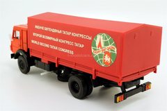 KAMAZ-5325 with awning Congress of the Tatars 1997 red Elecon Arek 1:43