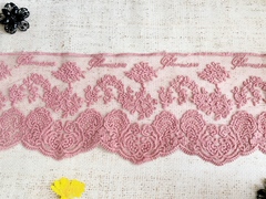 Вышивка на сетке, ш. 11,5 см