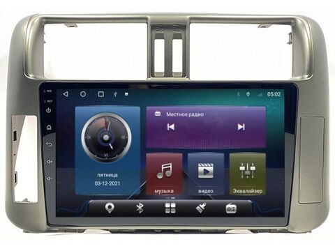 Магнитола Toyota land Cruiser Prado 150 (2010-2013) Android 10 4/64GB IPS DSP модель CB-2010TS10