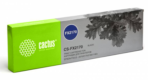 Матричный картридж Cactus CS-FX2170 (S015086) черный для Epson FX LQ-2070, 2170, 2180, 1180