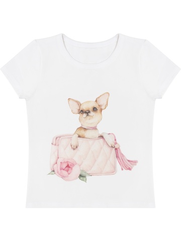 Футболка "Собачка в сумочке"