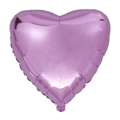 Воздушный шар Сердце 44см (Розовое)