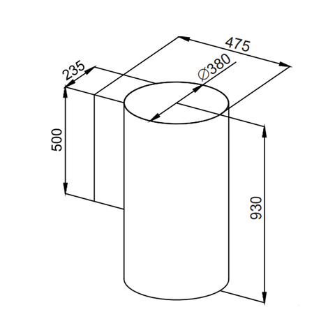 Вытяжка Maunfeld Lee Wall (sensor) 39 нержавеющая сталь