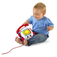 Fisher Price Телефон-каталка на веревочке (77816)