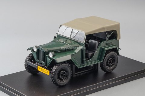 GAZ-67B dark green 1:24 Legendary Soviet cars Hachette #42