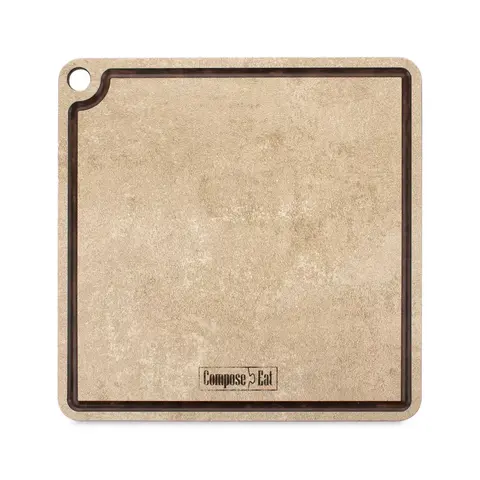 Подставка под горячее/доска для сервировки 24х24см ComposeEat ProFashion порфир кремовый