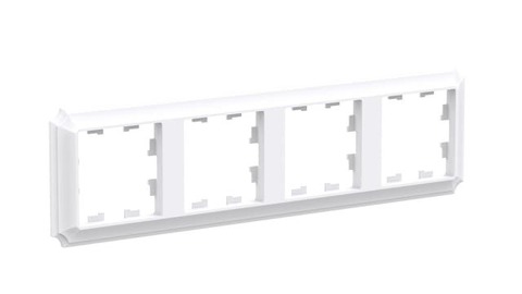 Рамка на 4 поста. Цвет Лотос. Schneider Electric(Шнайдер электрик). AtlasDesign Antique. ATN101304