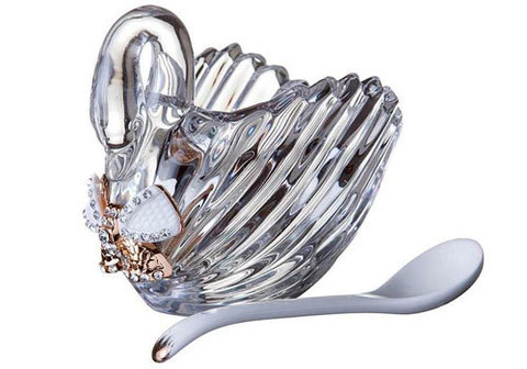 Икорница стеклянная, шт