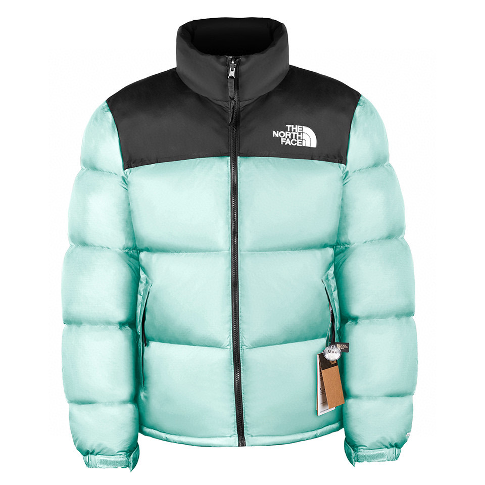 Light green north face jacket top