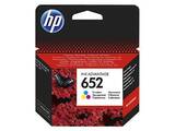 Картридж цветной HP 652 для Deskjet Ink Advantage 1115, 2135, 3635, 4535, 3835, 4675. Ресурс 200 стр (F6V24AE)