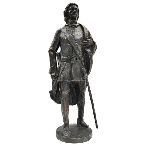 Динес Ю. С. Петр молодой. Бронза, литьё. 2001