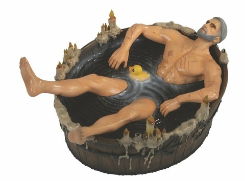 Ведьмак 3 фигурка Геральт в ванне