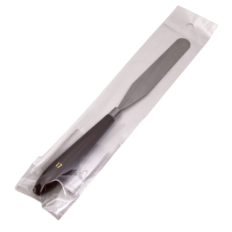Лопатка (мастихин) кондитерская с пластиковой ручкой №17