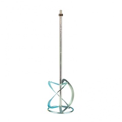 Насадка для миксера, для тяжелых растворов, 160 х 590 мм, оцинкованная, хвостовик резьба М14 Сибртех