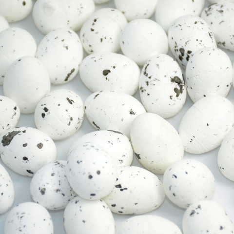 Шоколадные Перепелиные яйца с фундучным пралине Белые 90 г