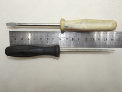 Отвертка шлицевая плоская (минусовая) 160х4.2х0.6мм (Пластиковая ручка) СССР