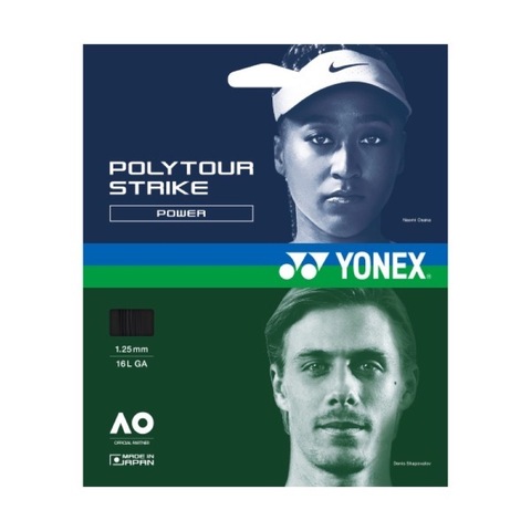 Струны Yonex POLY TOUR STRIKE POWER BLACK (1.25мм / 12м)