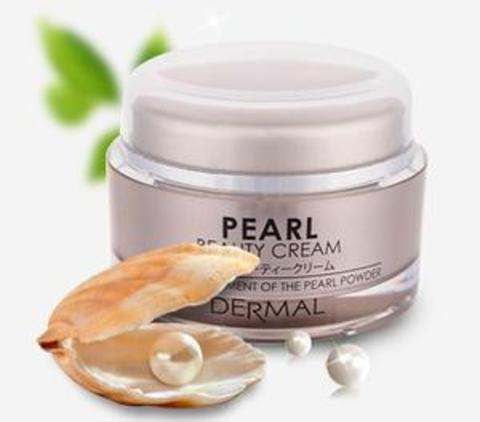 [Dermal] Крем д/лица с добавлением жемчужного порошка ОТБЕЛИВАНИЕ Pearl Beauty Cream, 50 мл