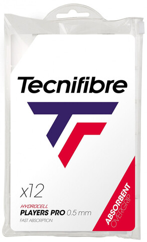 Намотки теннисные Tecnifibre Players Pro Feel 12P - white