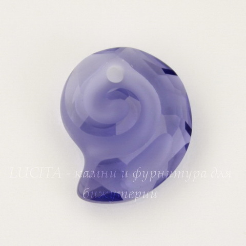 6731 Подвеска Сваровски Ракушка Tanzanite (14 мм)