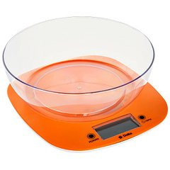 Весы электронные настольные DELTA KCE-32 с чашей оранжевые