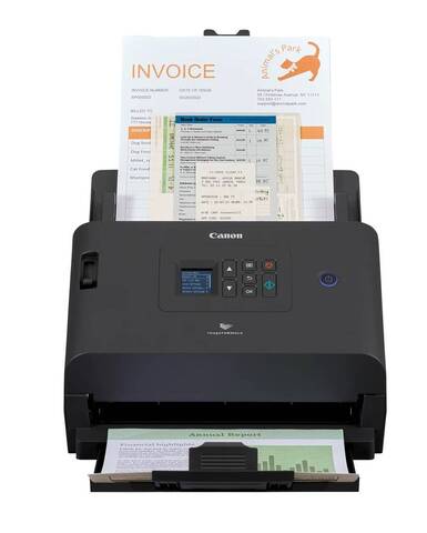 Сканер протяжной Canon imageFORMULA DR-S250N ( 50 стр./мин, АПД 60 л., USB 3.2/ Ethernet)