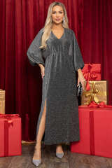 Платье с люрексом Неповторимая (серебро) П14322-34М LT Collection