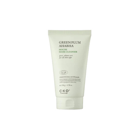 CKD Green Plum AHA BHA Mochi Mask Cleanser, Маска очищающая для лица с экстрактом зеленой сливы, 130 г
