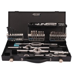 Набор метчиков и плашек M3 -M12 HSS-G 45пр Volkel 49101