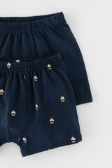 трусы/ уп  для мальчика  К 1912-2уп/индиго,кораблики