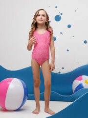 купальник  для девочки  ТК 16024/1н ФВ