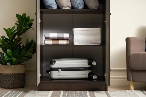 Шкаф двухстворчатый без зеркал Сакура венге / лоредо