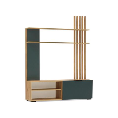 Гостиная Роджина ЦС Изумрудный/Дуб крафт