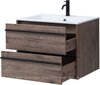 Aquanet 271946 Тумба с раковиной Lino 70 Дуб Веллингтон (271946)